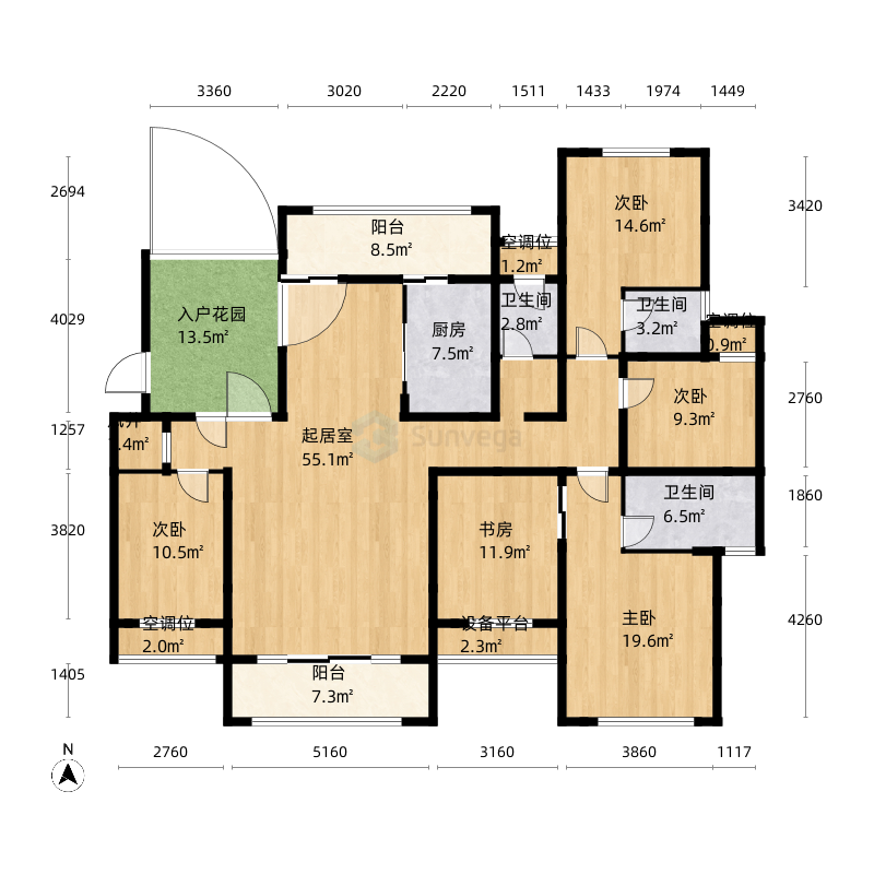 邵阳邵东东方巴黎户型图-三维家户型库