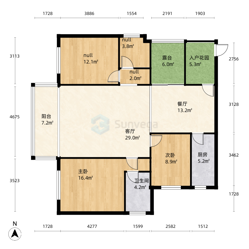 安顺国际佳缘户型图-三维家户型库