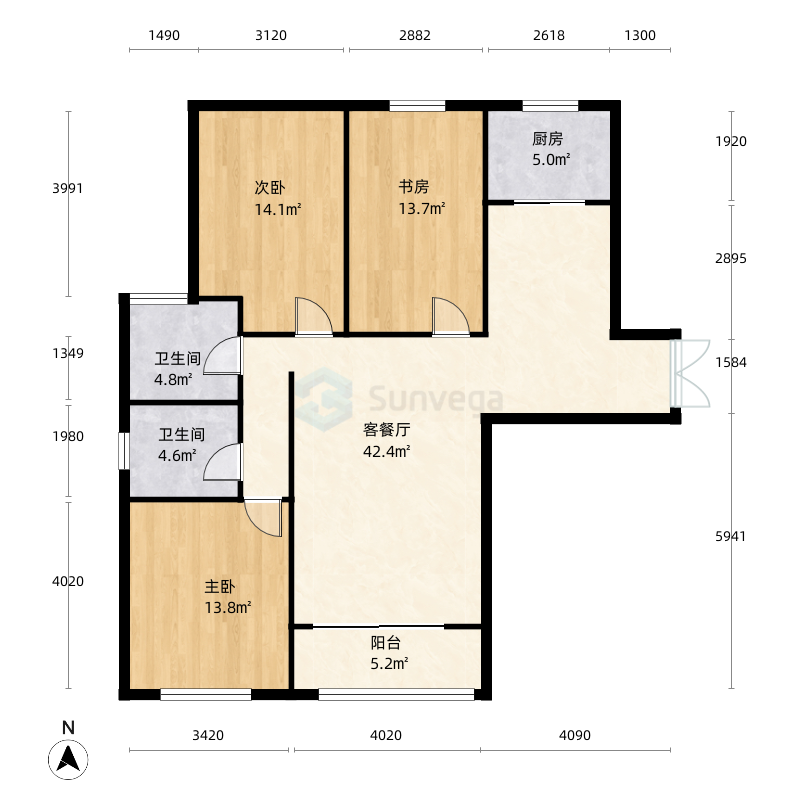 武威建投聚银新都户型图-三维家户型库