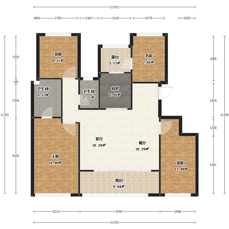 苏州建发泱誉户型图-三维家户型库