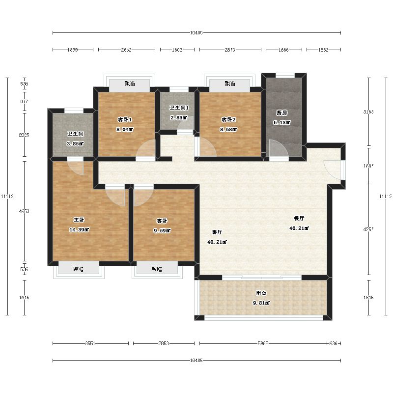 惠州新力城户型图-三维家户型库