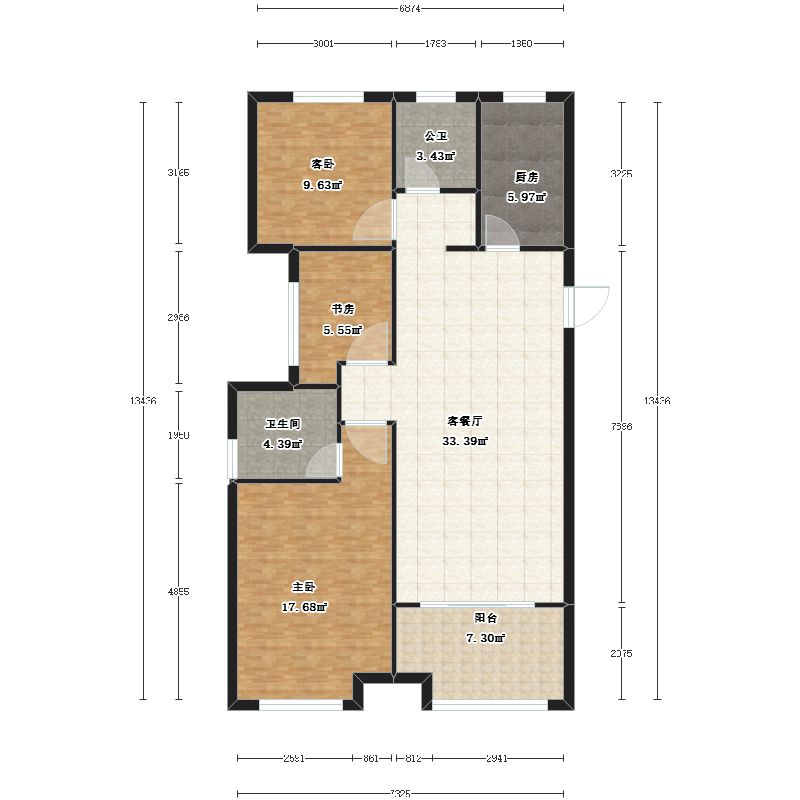 合肥当代mom∧未来城户型图-三维家户型库