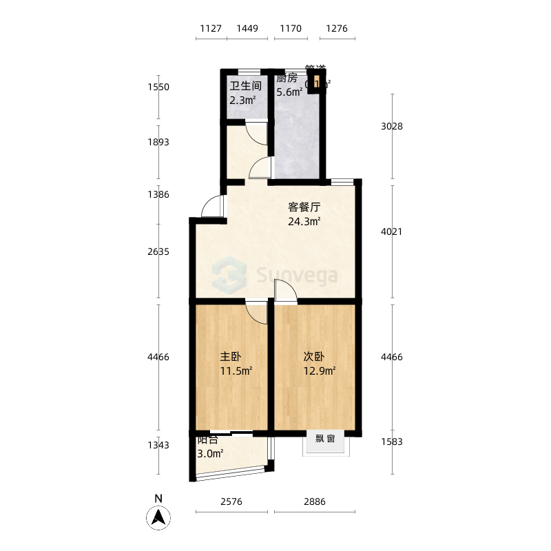 合肥经典雅苑户型图-三维家户型库