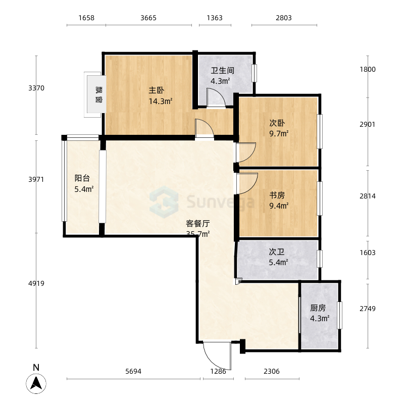 兰州锦绣半岛户型图-三维家户型库