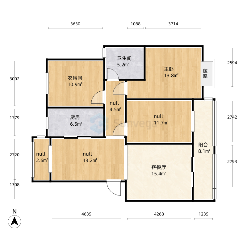 阜阳晶宫户型图-三维家户型库