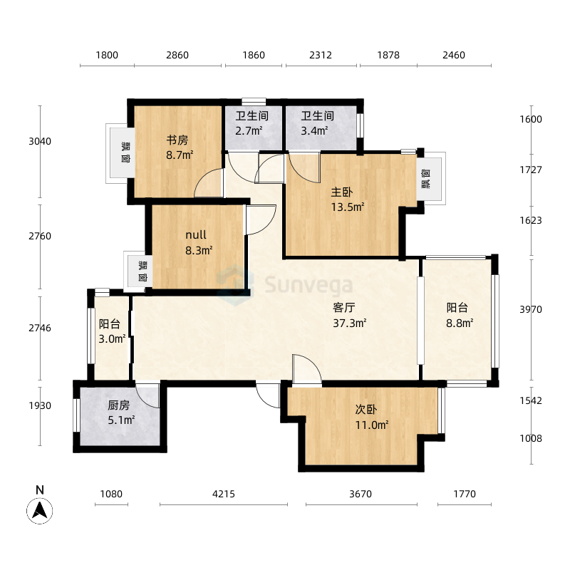 常德汇景中央户型图-三维家户型库