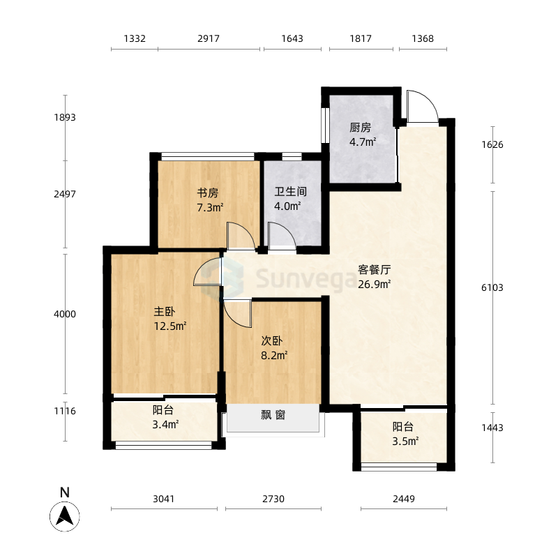 杭州新城红郡户型图-三维家户型库