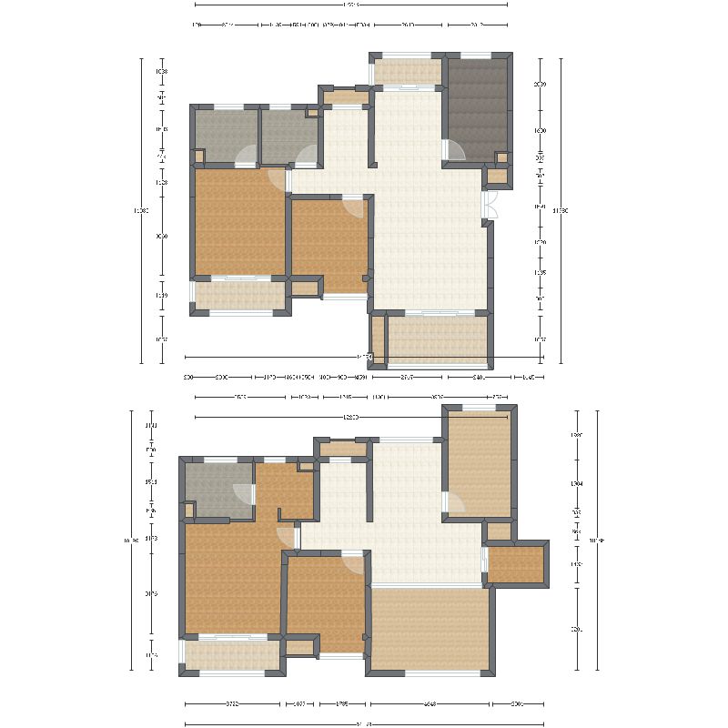 常州世茂香槟湖户型图-三维家户型库