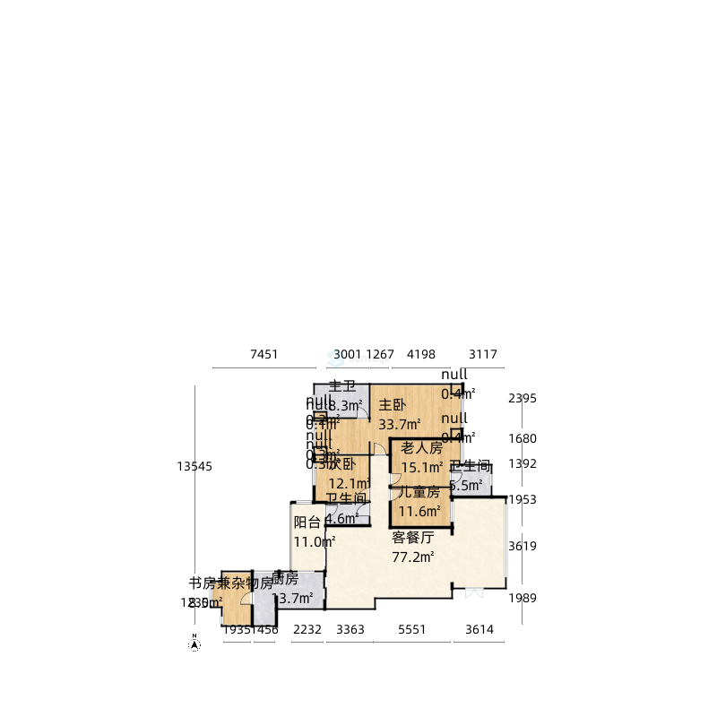 贵港盛世名都户型图-三维家户型库