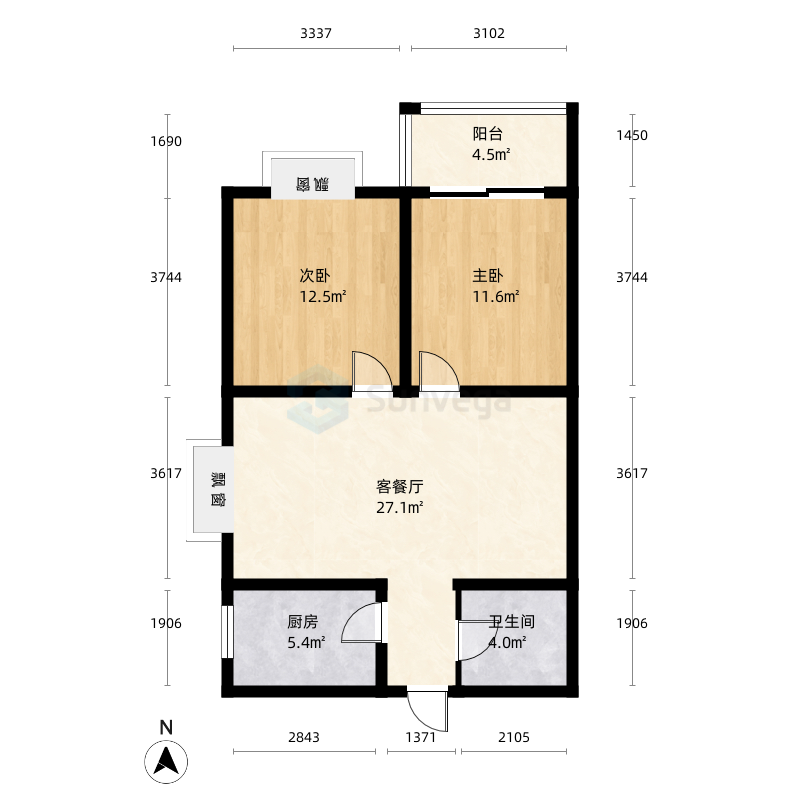 太原雅苑户型图-三维家户型库