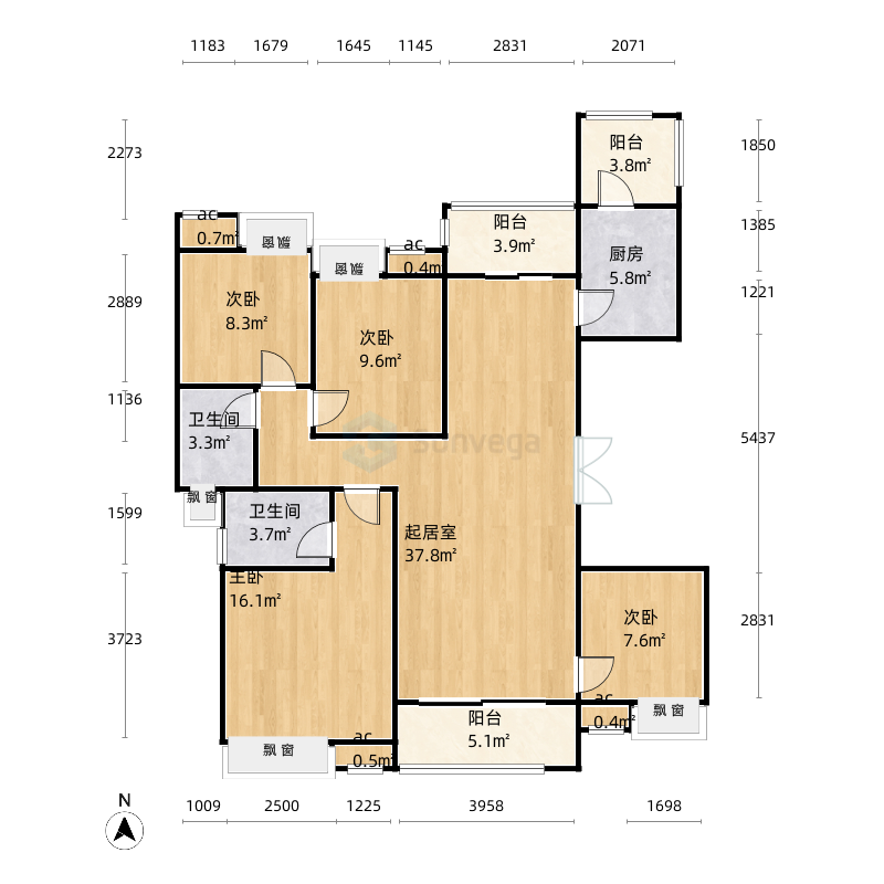 岳阳凯旋城户型图-三维家户型库